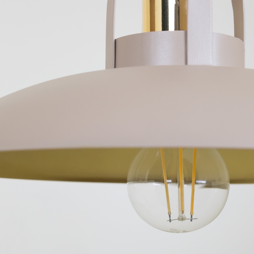 Brilagi - Lámpara colgante FLAMENGO 1xE27/60W/230V beige