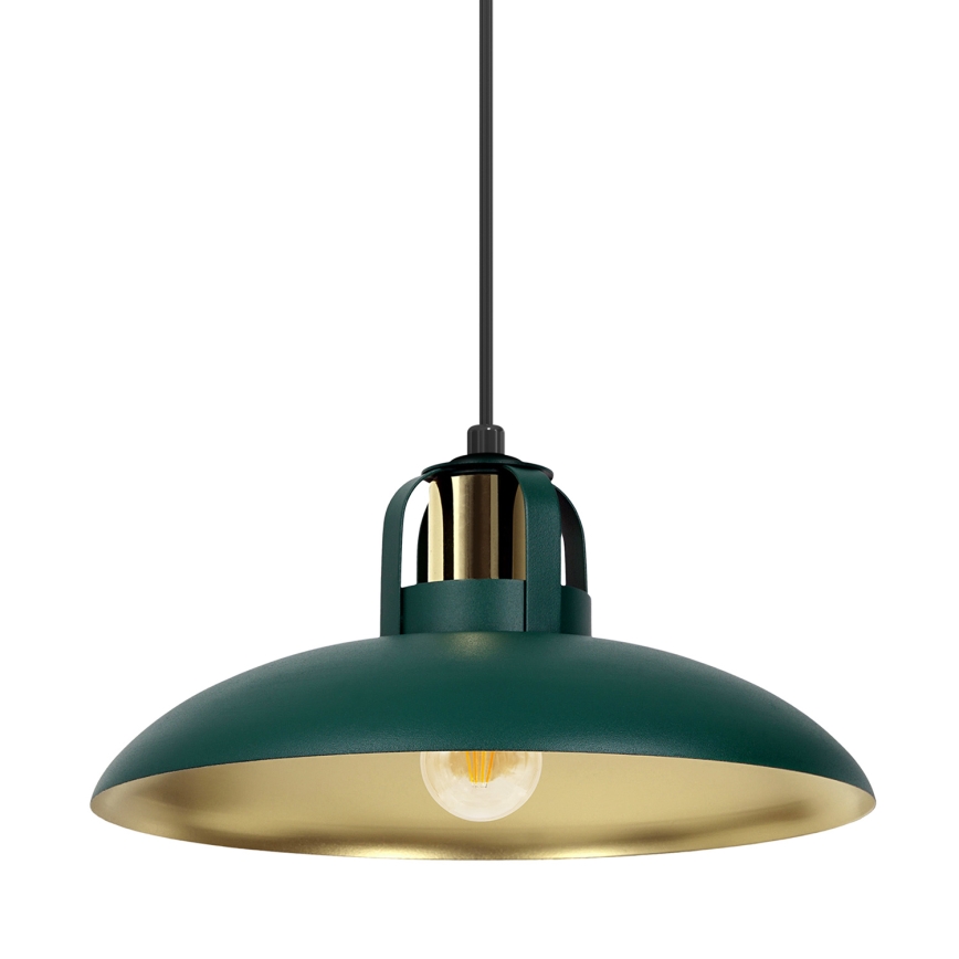 Brilagi - Lámpara colgante FLAMENGO 1xE27/60W/230V verde