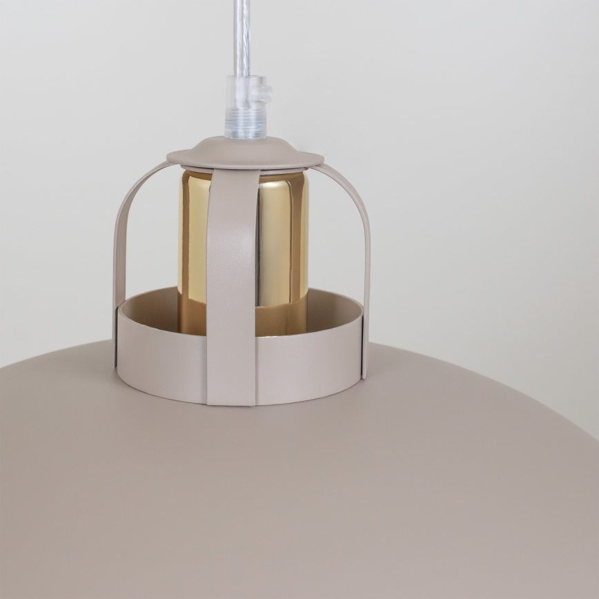 Brilagi - Lámpara colgante FLAMENGO 2xE27/60W/230V beige