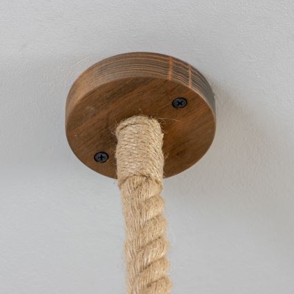 Brilagi - Lámpara colgante KOS 1xE27/60W/230V haya