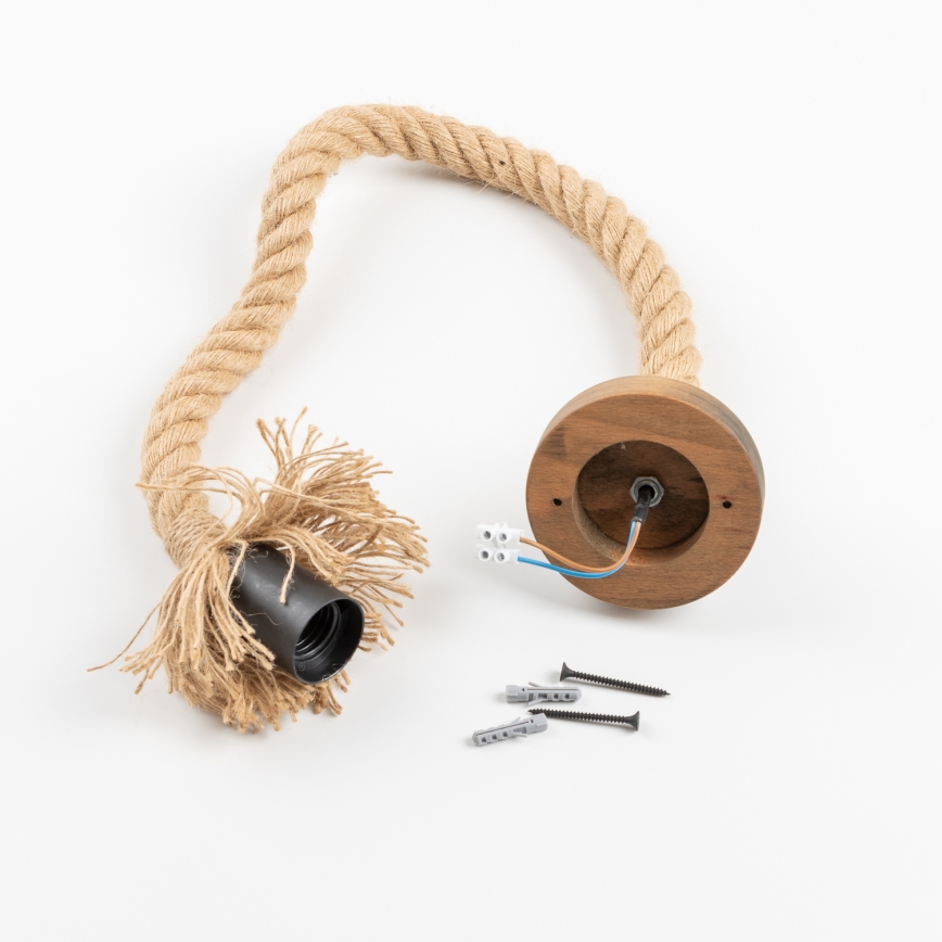 Brilagi - Lámpara colgante KOS 1xE27/60W/230V haya