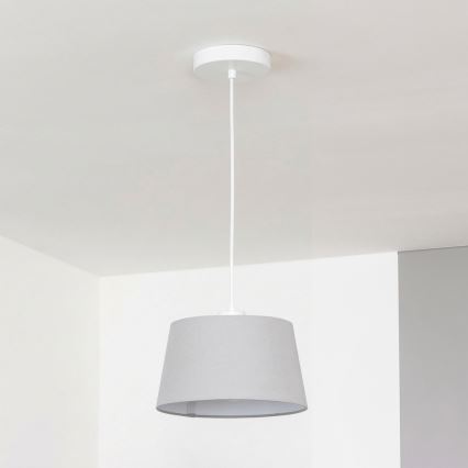 Brilagi - Lámpara colgante LED CERIA 1xE27/40W/230V, diámetro 25 cm, gris
