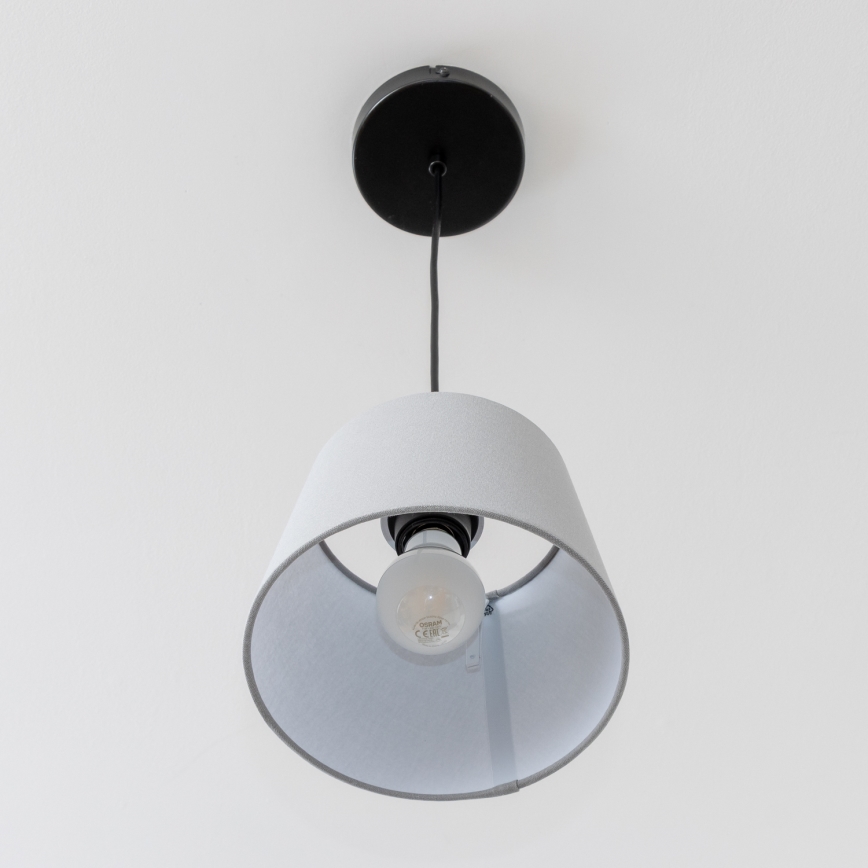 Brilagi - Lámpara colgante LED CERIA, 1xE27/40W/230V, Ø 20,5 cm, gris