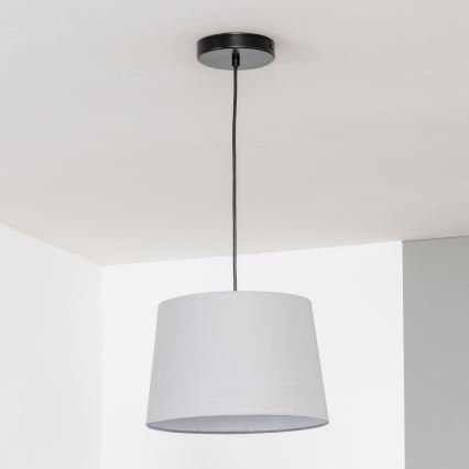 Brilagi - Lámpara colgante LED CERIA 1xE27/40W/230V Ø 30 cm, gris