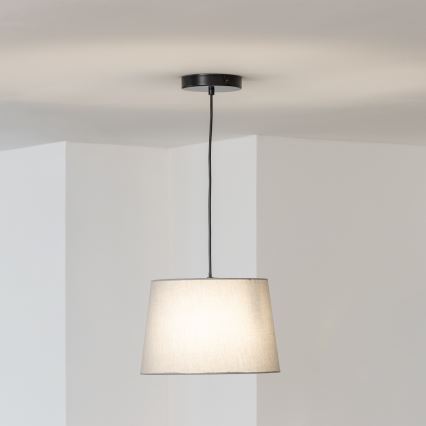 Brilagi - Lámpara colgante LED CERIA 1xE27/40W/230V Ø 30 cm, gris