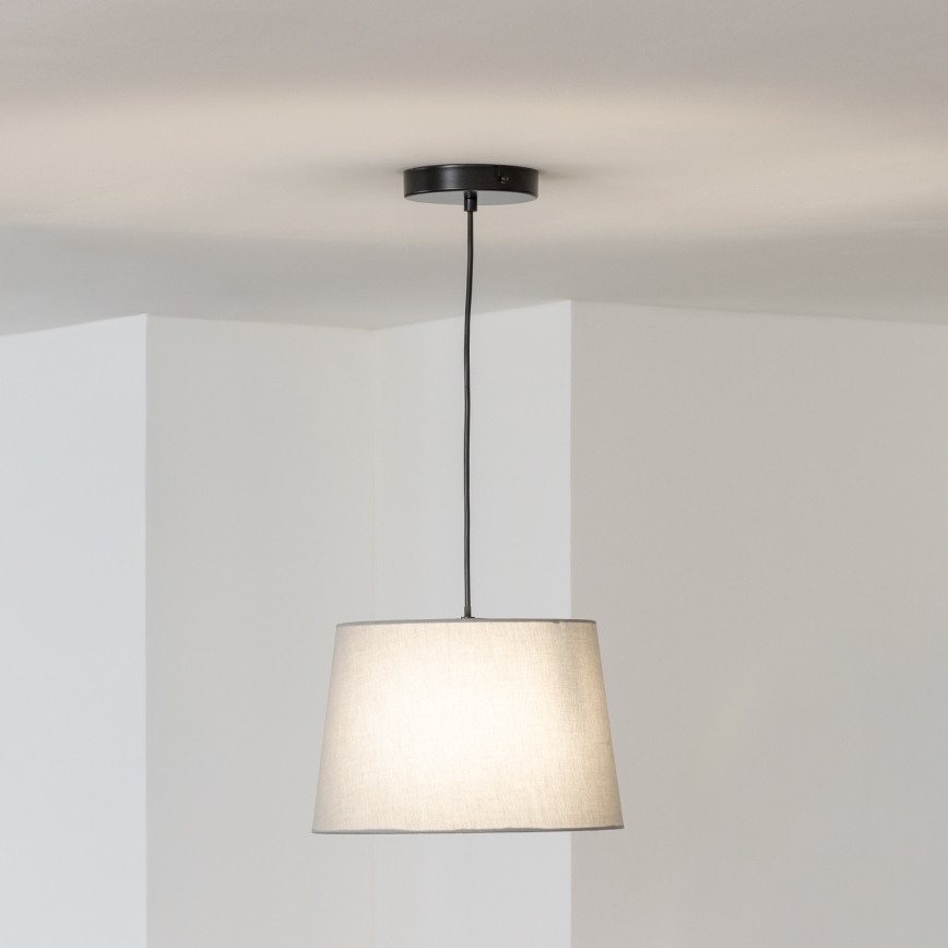 Brilagi - Lámpara colgante LED CERIA 1xE27/40W/230V Ø 30 cm, gris
