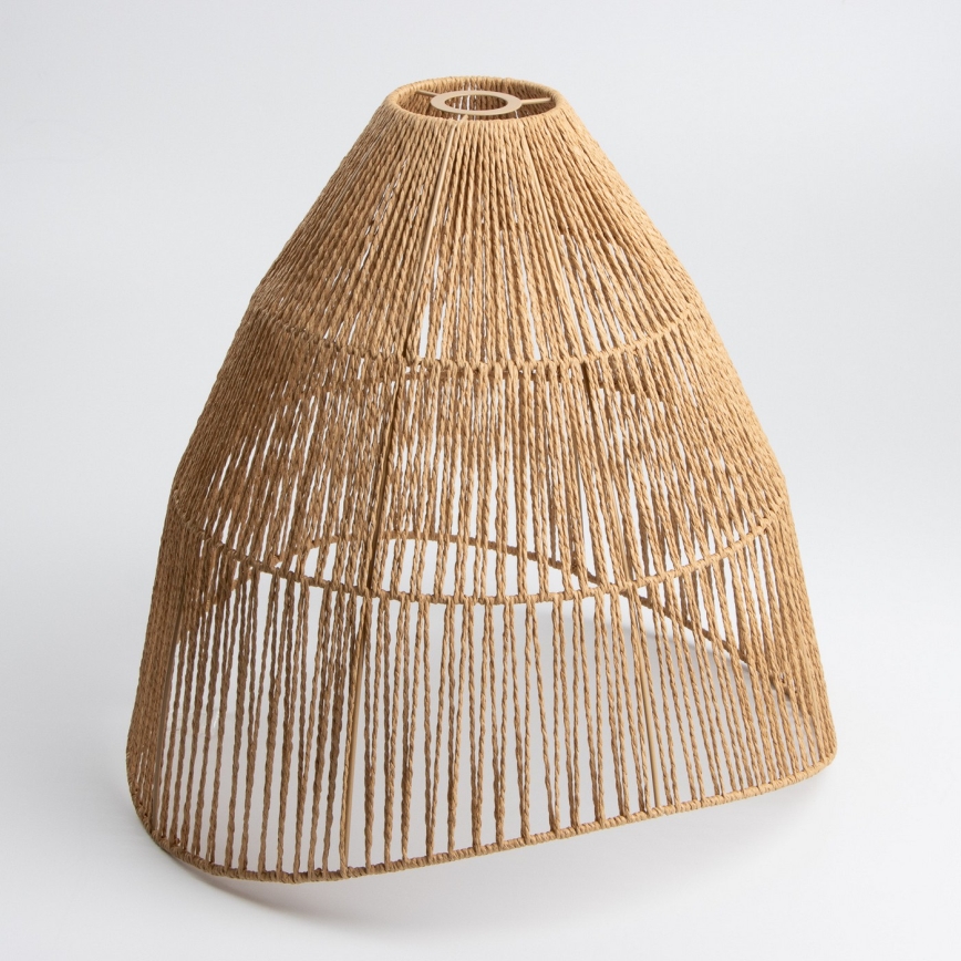 Brilagi - Lámpara colgante LED CERIA BOHO 1xE27/40W/230V, diámetro 70 cm, marrón