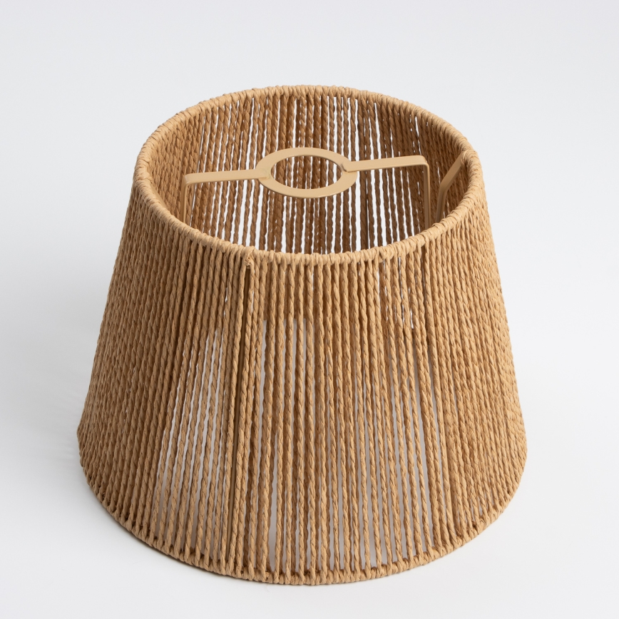 Brilagi - Lámpara colgante LED CERIA BOHO 1xE27/40W/230V Ø 28 cm marrón