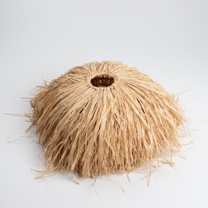 Brilagi - Lámpara colgante LED CERIA BOHO 1xE27/40W/230V Ø 40 cm rafia