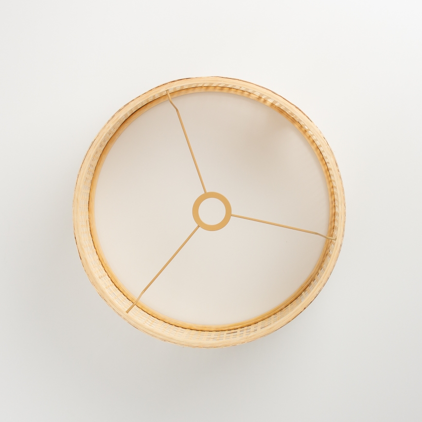 Brilagi - Lámpara colgante LED CERIA BOHO con cable 1xE27/40W/230V, diámetro 25 cm, bambú