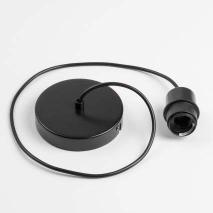 Brilagi - Lámpara colgante LED CERIA BOHO con cable 1xE27/40W/230V, diámetro 25 cm, bambú