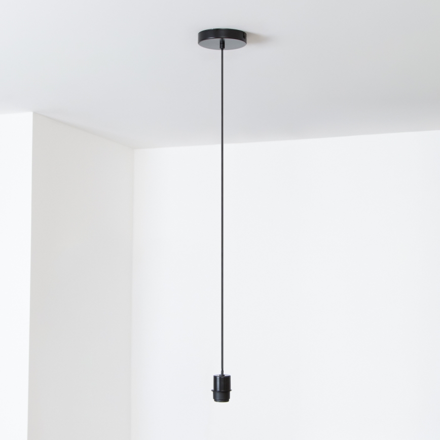Brilagi - Lámpara colgante LED CERIA BOHO con cable 1xE27/40W/230V Ø 60 cm ratán