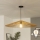 Brilagi - Lámpara colgante LED CERIA BOHO con cable 1xE27/40W/230V Ø 90 cm marrón