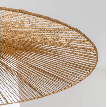 Brilagi - Lámpara colgante LED CERIA BOHO con cable 1xE27/40W/230V Ø 90 cm marrón