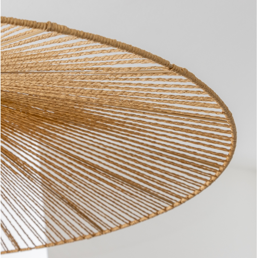 Brilagi - Lámpara colgante LED CERIA BOHO con cable 1xE27/40W/230V Ø 90 cm marrón