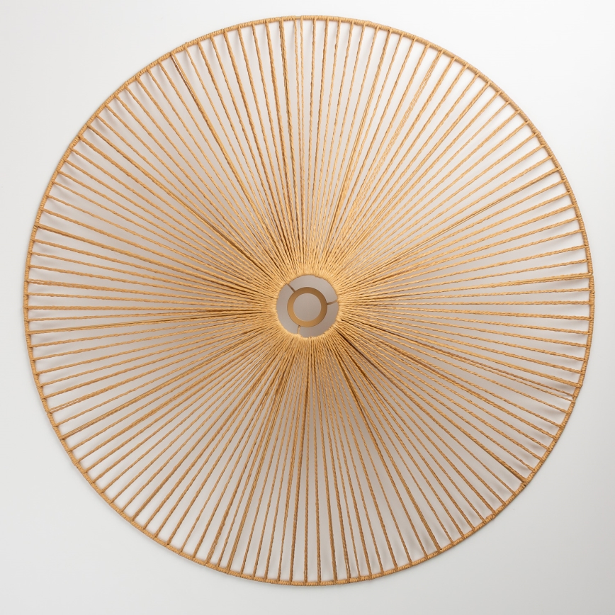 Brilagi - Lámpara colgante LED CERIA BOHO en cable 1xE27/40W/230V Ø 90 cm marrón