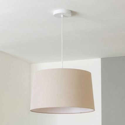 Brilagi - Lámpara colgante LED CERIA con cable 1xE27/40W/230V diámetro 45 cm beige