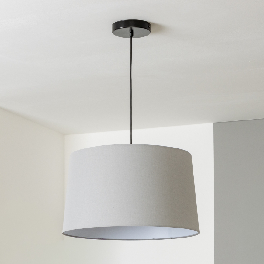 Brilagi - Lámpara colgante LED CERIA con cable 1xE27/40W/230V Ø 45 cm gris