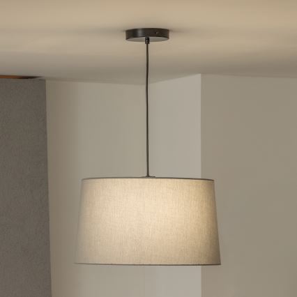 Brilagi - Lámpara colgante LED CERIA con cable 1xE27/40W/230V Ø 45 cm gris