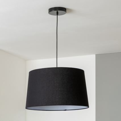 Brilagi - Lámpara colgante LED CERIA con cable 1xE27/40W/230V Ø 45 cm negra