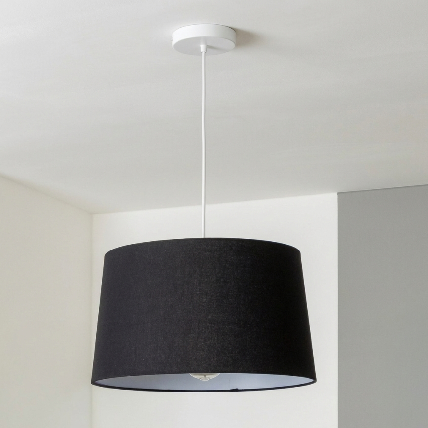 Brilagi - Lámpara colgante LED CERIA con cable 1xE27/40W/230V Ø 45 cm negra