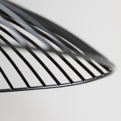 Brilagi - Lámpara colgante LED CERIA WIRE 1xE27/40W/230V Ø 26 cm, negra