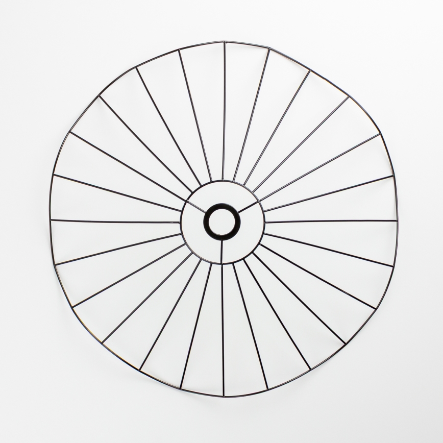 Brilagi - Lámpara colgante LED CERIA WIRE con cable 1xE27/40W/230V Ø 60 cm negra