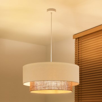 Brilagi - Lámpara colgante LED con cable BOHO STYLE 3xE27/15W/230V Ø 60 cm