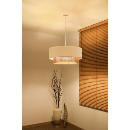 Brilagi - Lámpara colgante LED con cable BOHO STYLE 3xE27/15W/230V Ø 60 cm