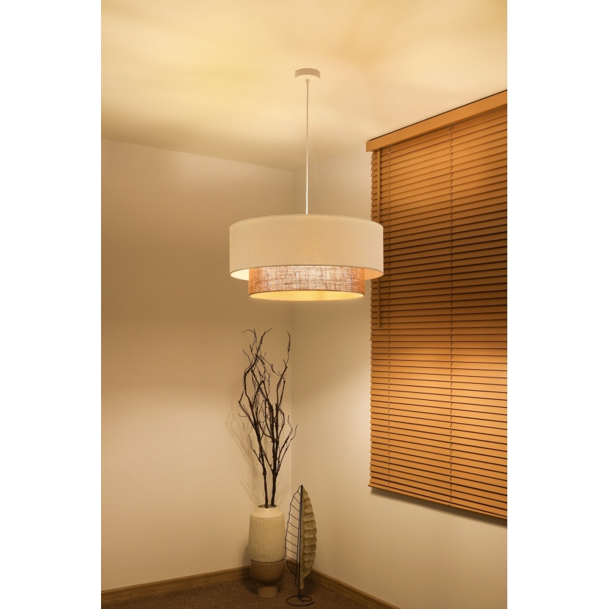 Brilagi - Lámpara colgante LED con cable BOHO STYLE 3xE27/15W/230V Ø 60 cm