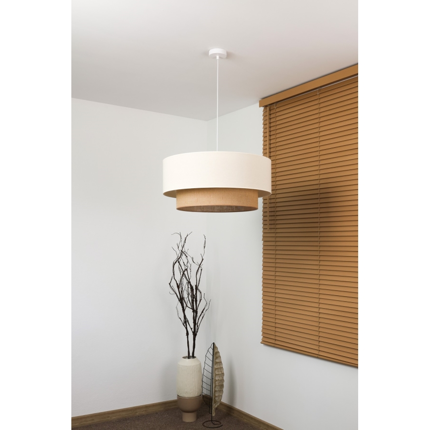 Brilagi - Lámpara colgante LED con cable BOHO STYLE 3xE27/15W/230V Ø 60 cm