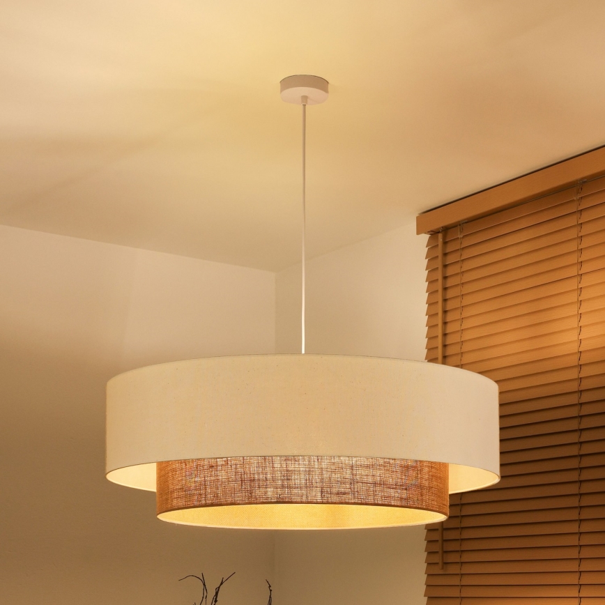 Brilagi - Lámpara colgante LED con cable BOHO STYLE 3xE27/15W/230V Ø 80 cm