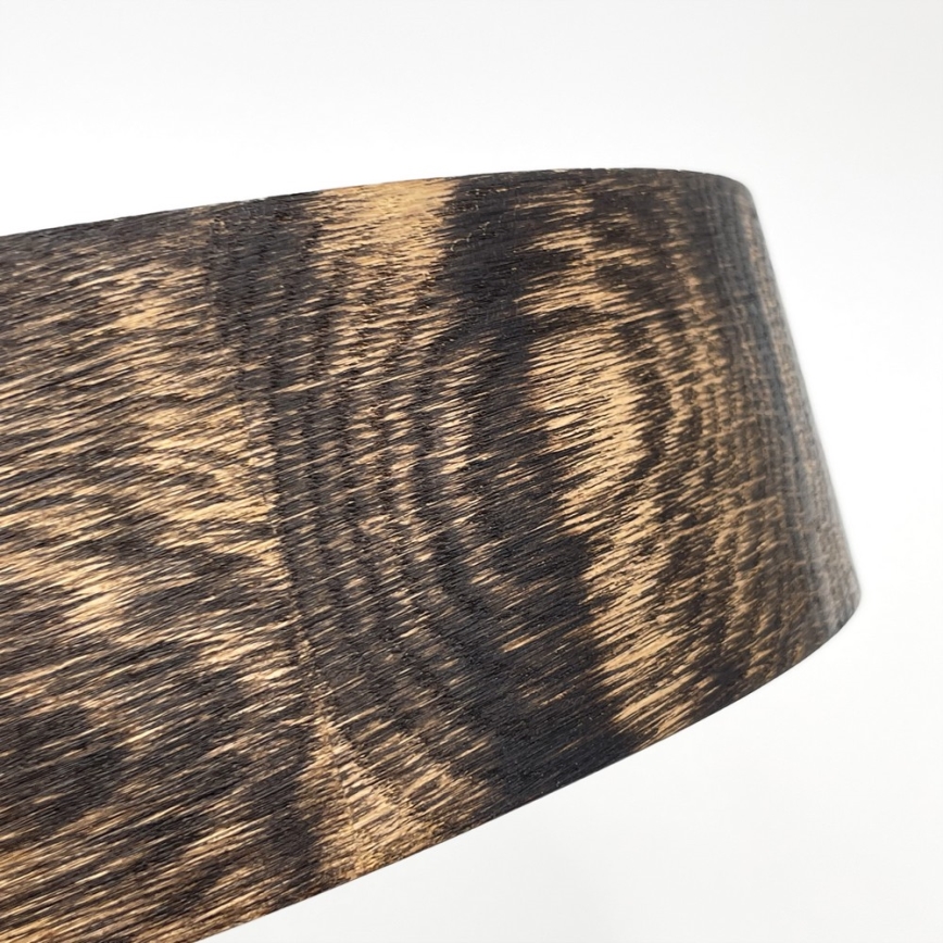 Brilagi - Lámpara colgante LED con cable CARVALHO SMOKEY, 3xE27/60W/230V, roble, diámetro 47,5 cm