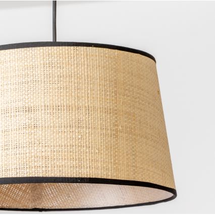 Brilagi - Lámpara colgante LED con cable CERIA 1xE27/40W/230V Ø 35 cm beige