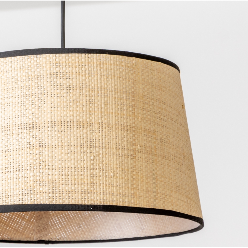 Brilagi - Lámpara colgante LED con cable CERIA 1xE27/40W/230V Ø 35 cm beige