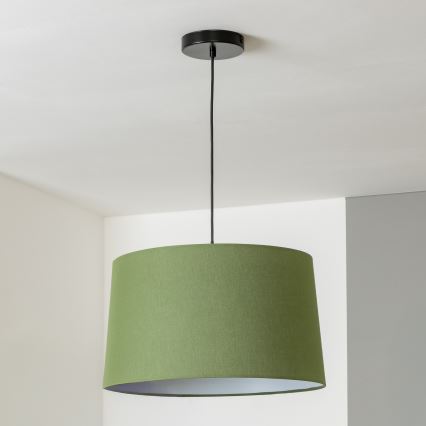 Brilagi - Lámpara colgante LED con cable CERIA 1xE27/40W/230V Ø 45 cm verde