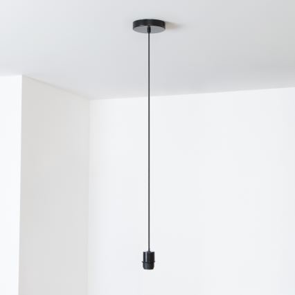 Brilagi - Lámpara colgante LED con cable CERIA 1xE27/40W/230V Ø 50 cm beige
