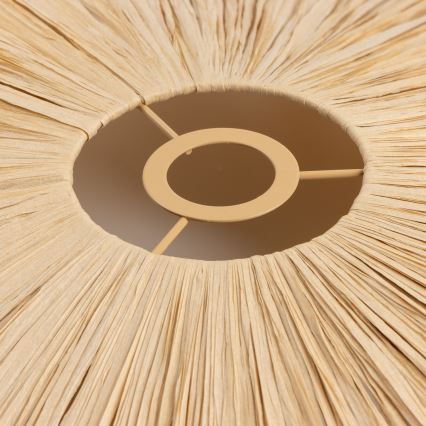 Brilagi - Lámpara colgante LED con cable CERIA BOHO 1xE27/40W/230V diámetro 60 cm rafia