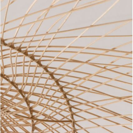 Brilagi - Lámpara colgante LED con cable CERIA BOHO 1xE27/40W/230V Ø 100 cm bambú