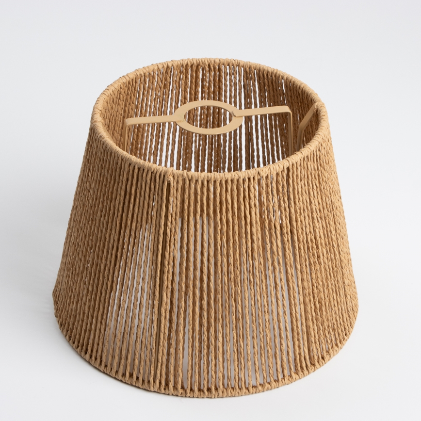 Brilagi - Lámpara colgante LED con cable CERIA BOHO 1xE27/40W/230V Ø 28 cm marrón