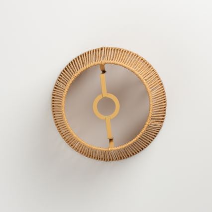 Brilagi - Lámpara colgante LED con cable CERIA BOHO 1xE27/40W/230V Ø 28 cm marrón