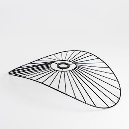 Brilagi - Lámpara colgante LED con cable CERIA WIRE 1xE27/40W/230V 40x56 cm negra