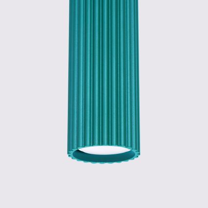 Brilagi - Lámpara colgante LED con cable CRESTO 1xGU10/10W/230V turquesa