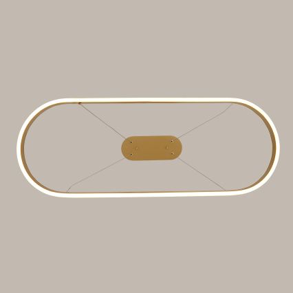 Brilagi - Lámpara colgante LED con cable PONDIE LED/44W/230V 80x30 cm dorada