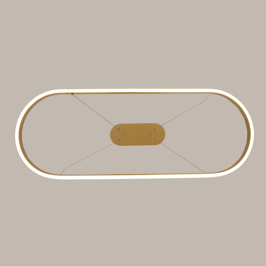 Brilagi - Lámpara colgante LED con cable PONDIE LED/44W/230V 80x30 cm dorada