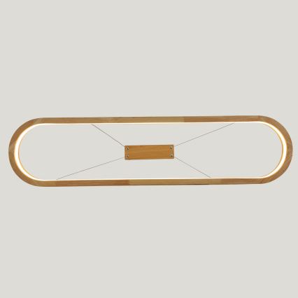 Brilagi - Lámpara colgante LED con cable UMEA WOOD LED/40W/230V 90x22 cm madera