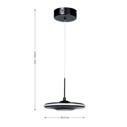 Brilagi - Lámpara colgante LED con cable VERANO LED/15W/230V