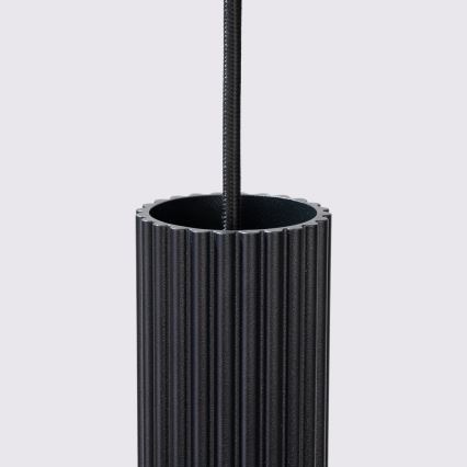 Brilagi - Lámpara colgante LED CRESTO con cable 3xGU10/10W/230V negra