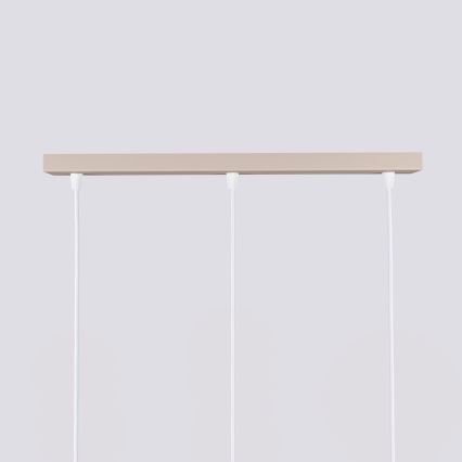 Brilagi - Lámpara colgante LED CRESTO con cable 3xGU10/10W/230V taupe