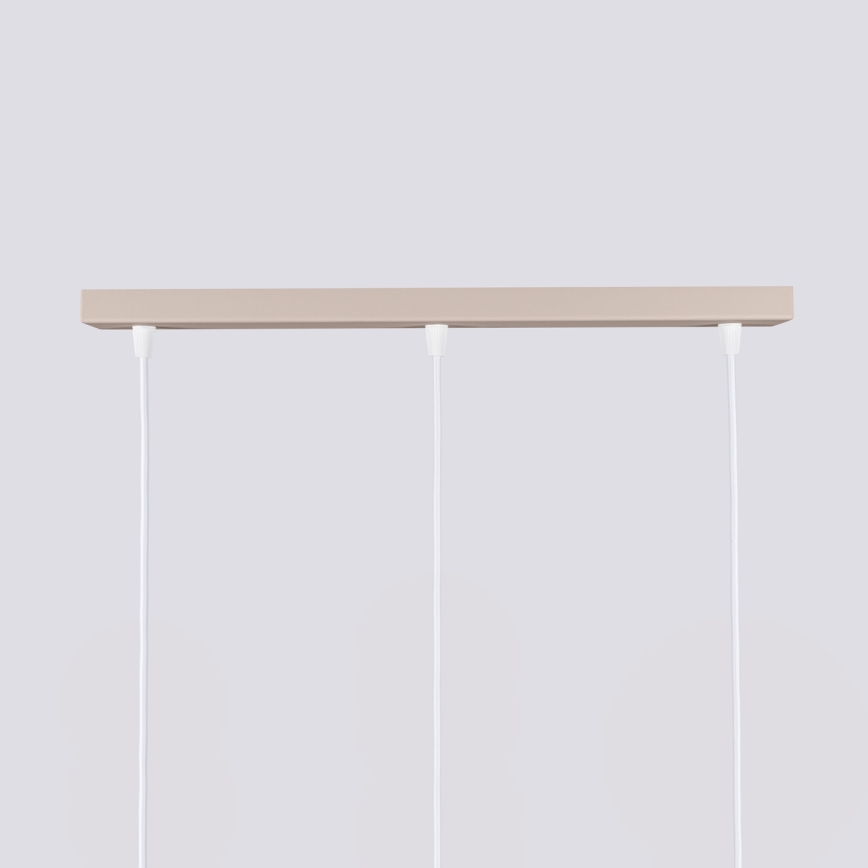 Brilagi - Lámpara colgante LED CRESTO con cable 3xGU10/10W/230V taupe